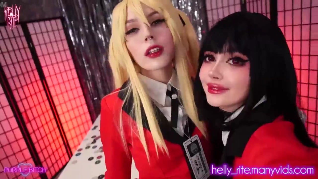 Girl-On-Girl fuckfest game: Helly Rite and Purple Mega-Bitch Kakegurui  costume play - uiPorn.com